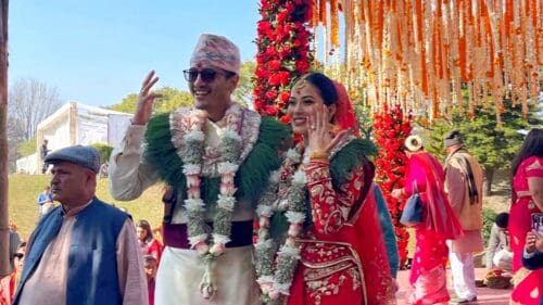 shrinkhala khatiwada marriage 6